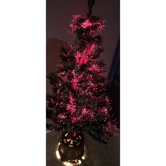 Bradford Sight Sational 32" Fiber Optic Tree Color Changing Vintage 90s - Picture 5 of 10